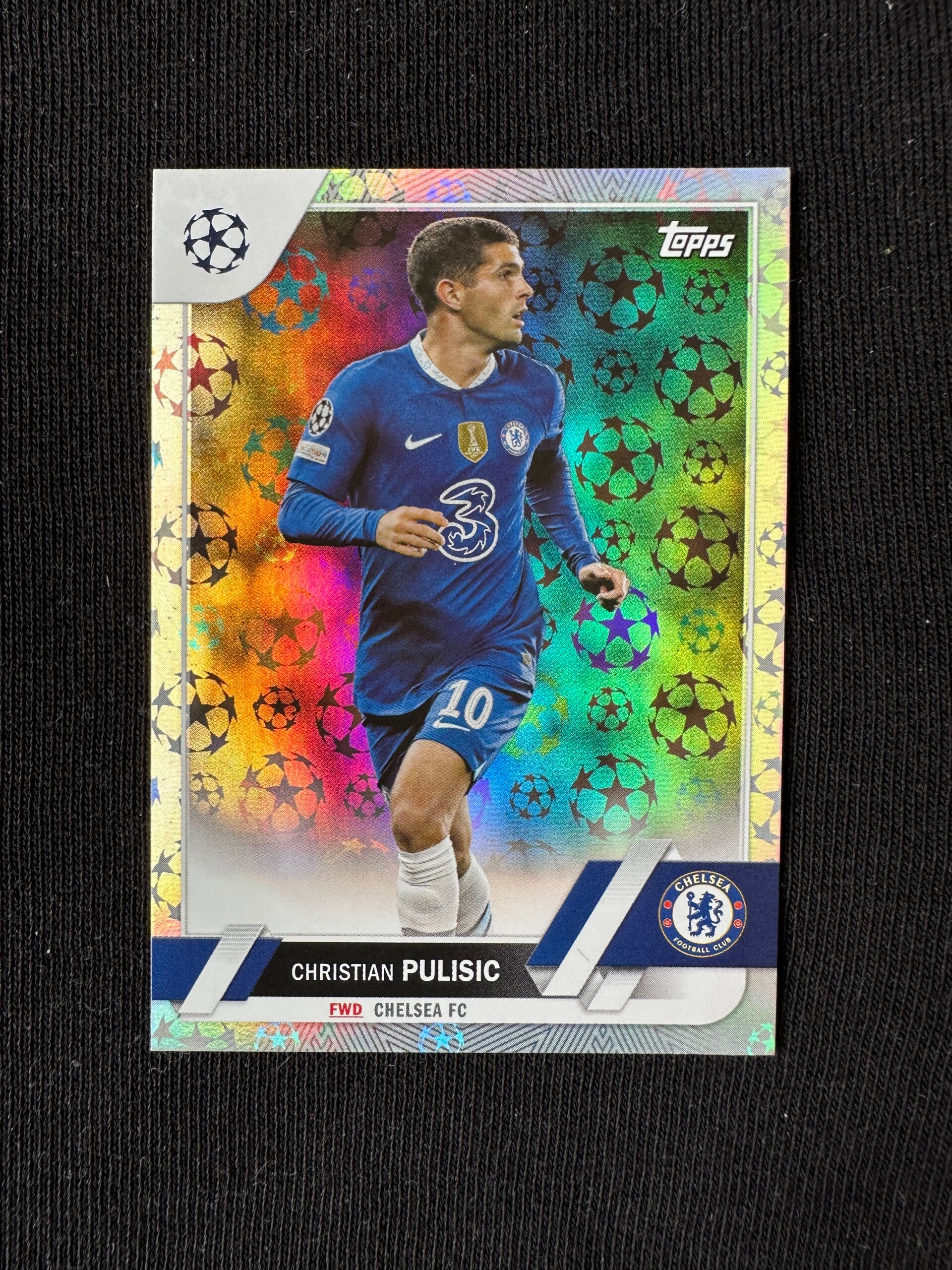 Christian Pulisic Topps UEFA 2023 Starball Foil Refractor #144