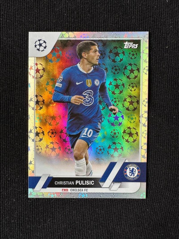 Christian Pulisic Topps UEFA 2023 Starball Foil Refractor #144