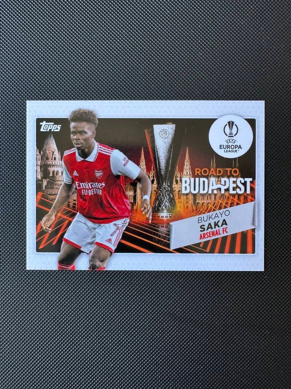 Bukayo Saka Topps UEFA CC 2023 Road To Budapest #RF-2