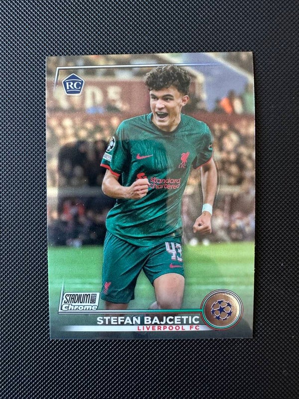 Stefan Bajčetić Rookie Topps Stadium Chrome UCL 2023 #43