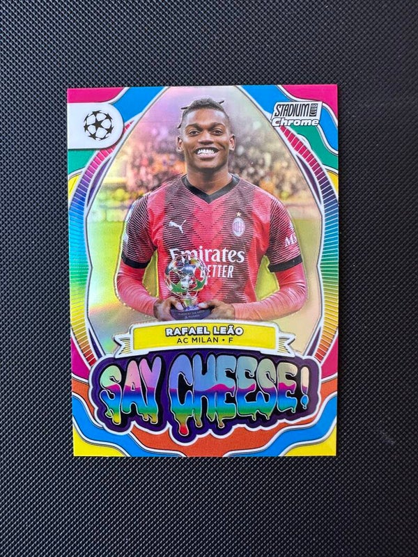 Rafael Leao Topps Stradium Club Chrome 2024 Say Cheese #SC-RL MILAN