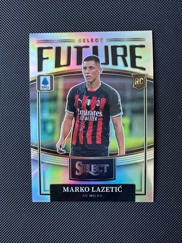 Marko Lazetić Rookie Panini Select Serie A 2022/23 Future- Prizm #1 MILAN
