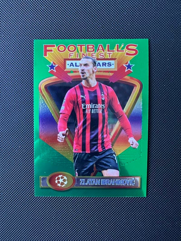 Zlatan Ibrahimović Topps Football's Finest Flashbacks All Stars 2022 #199 MILAN
