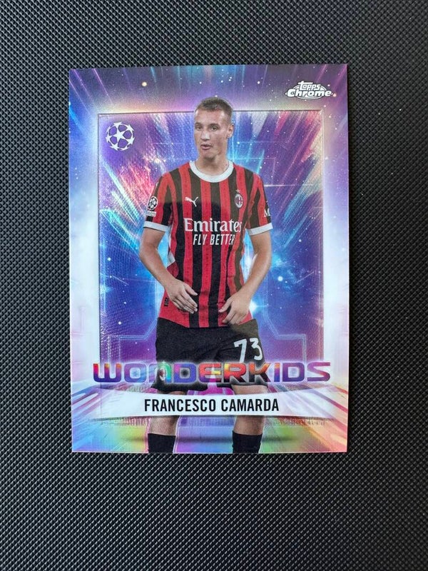 Francesco Camarda Topps Chrome 2024/25 Wonderkids #WK-14