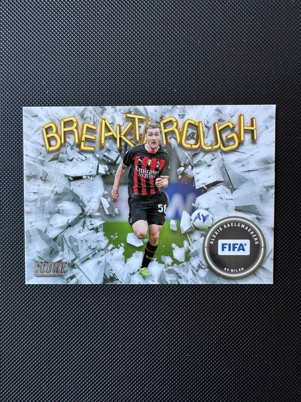 Alexis Saelemakekers Panini Score Fifa 2022/23 Breaktrough #1 MILAN