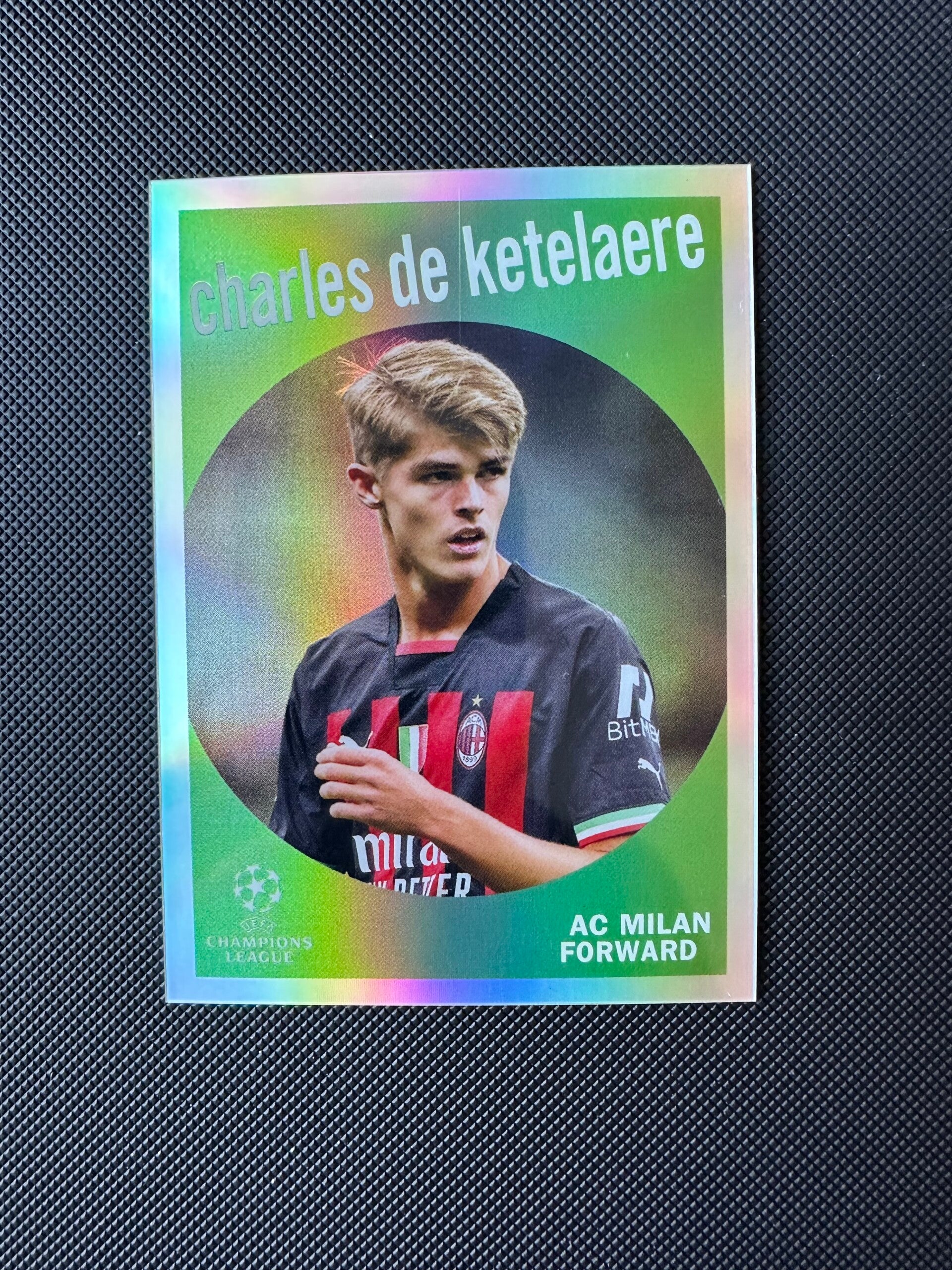 Charles De Ketelaere Topps UEFA Champions League 2023 Refractor 59-32