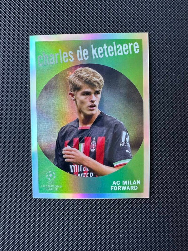 Charles De Ketelaere Topps UEFA Champions League 2023 Refractor 59-32