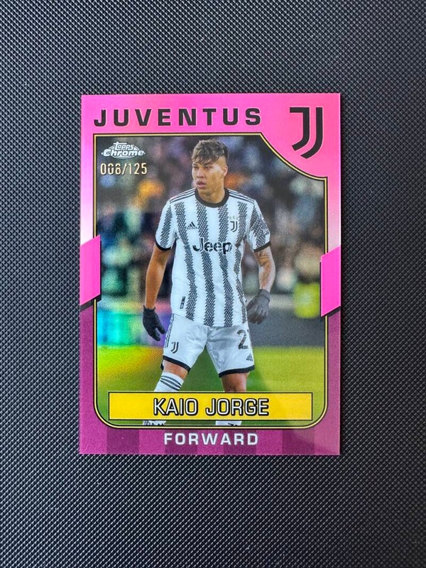 Kaio Jorge /125 Topps Chrome 2023 Pink #48
