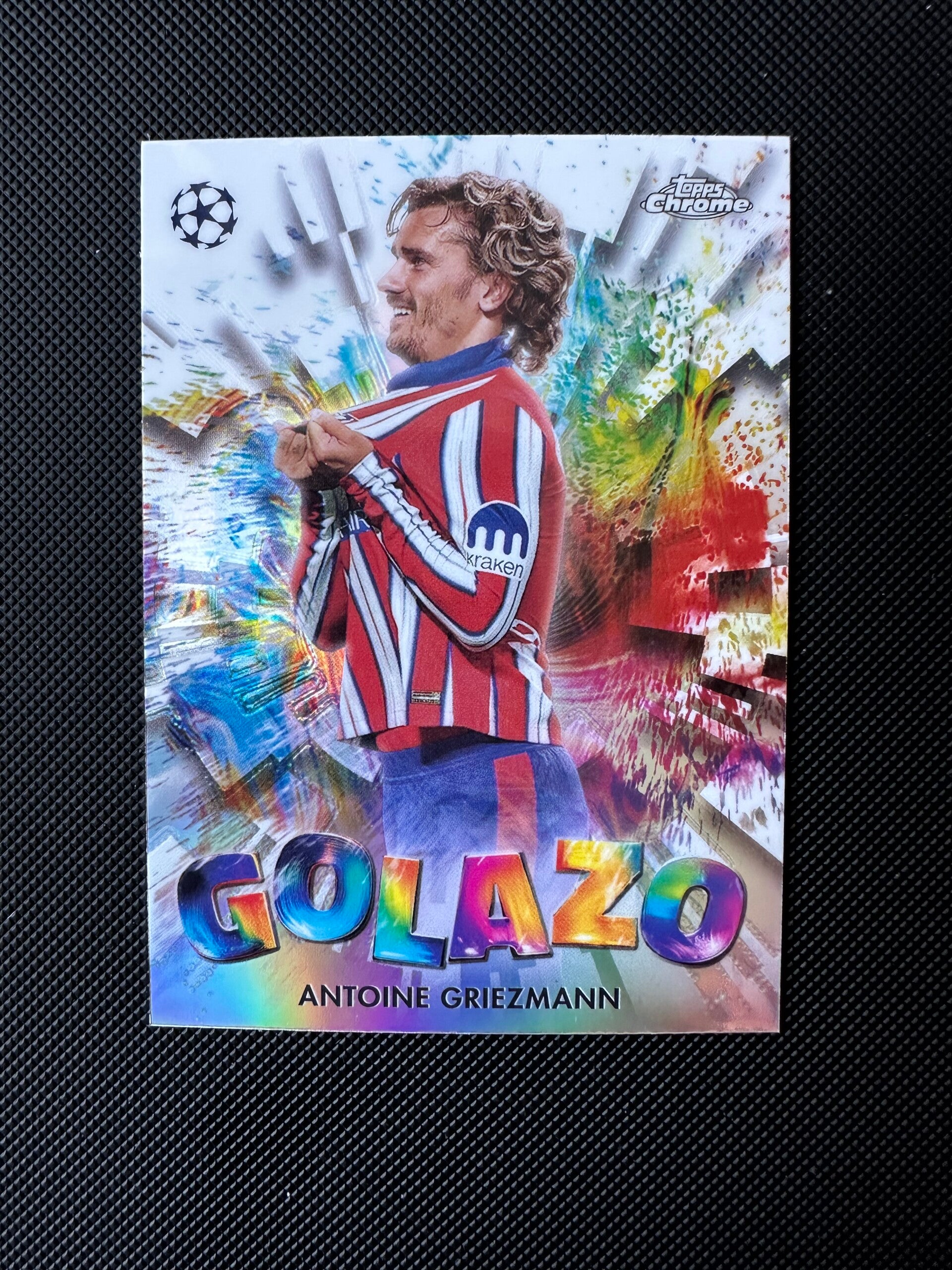 Antoine Griezmann Topps Chrome UEFA CL 2025 Golazio #GZ-17