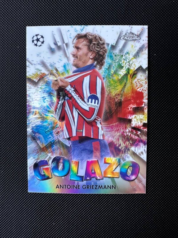 Antoine Griezmann Topps Chrome UEFA CL 2025 Golazio #GZ-17