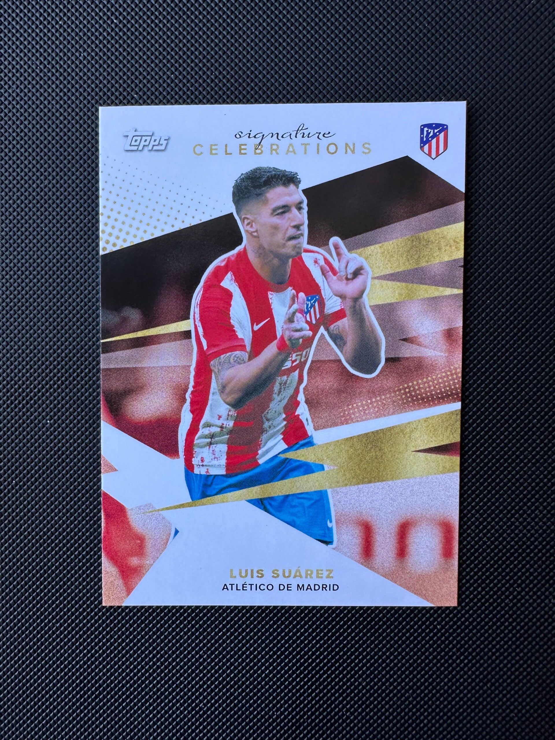 Luis Suárez Topps Team Set 2022 Signature Celebrations #34
