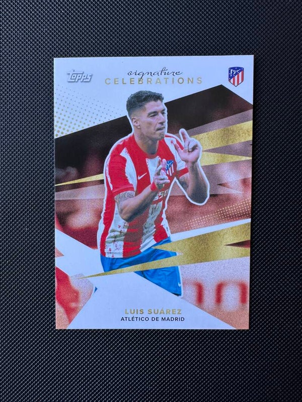 Luis Suárez Topps Team Set 2022 Signature Celebrations #34