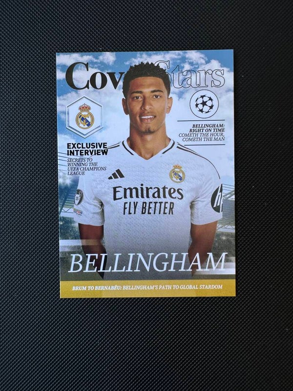 Jude Bellingham Topps UEFA CC 2025 Cover Stars #CS-1 REAL MADRID