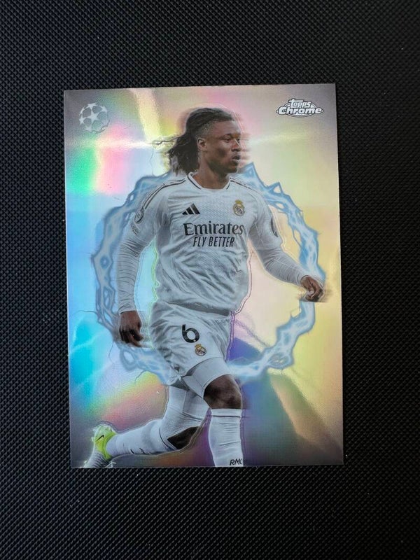 Eduardo Camavinga Topps Chrome UEFA CC 2024/25 Circle Of Power #CP-17 REAL MADRID