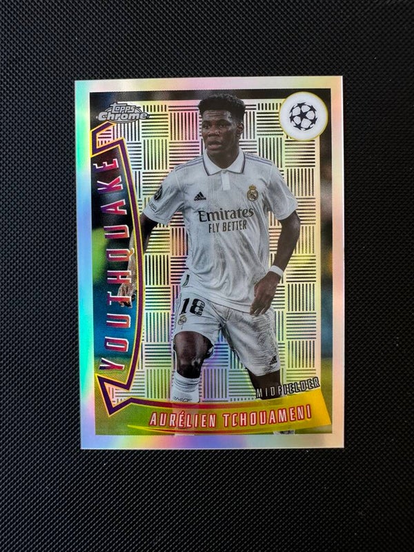Aurelien Tchouameni Topps Chrome 2023 Youthquake #YQ-39 REAL MADRID