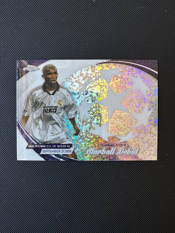 Samuel Eto'o Topps Chrome 2024 Starball Debute #SD-11 REAL MADRID