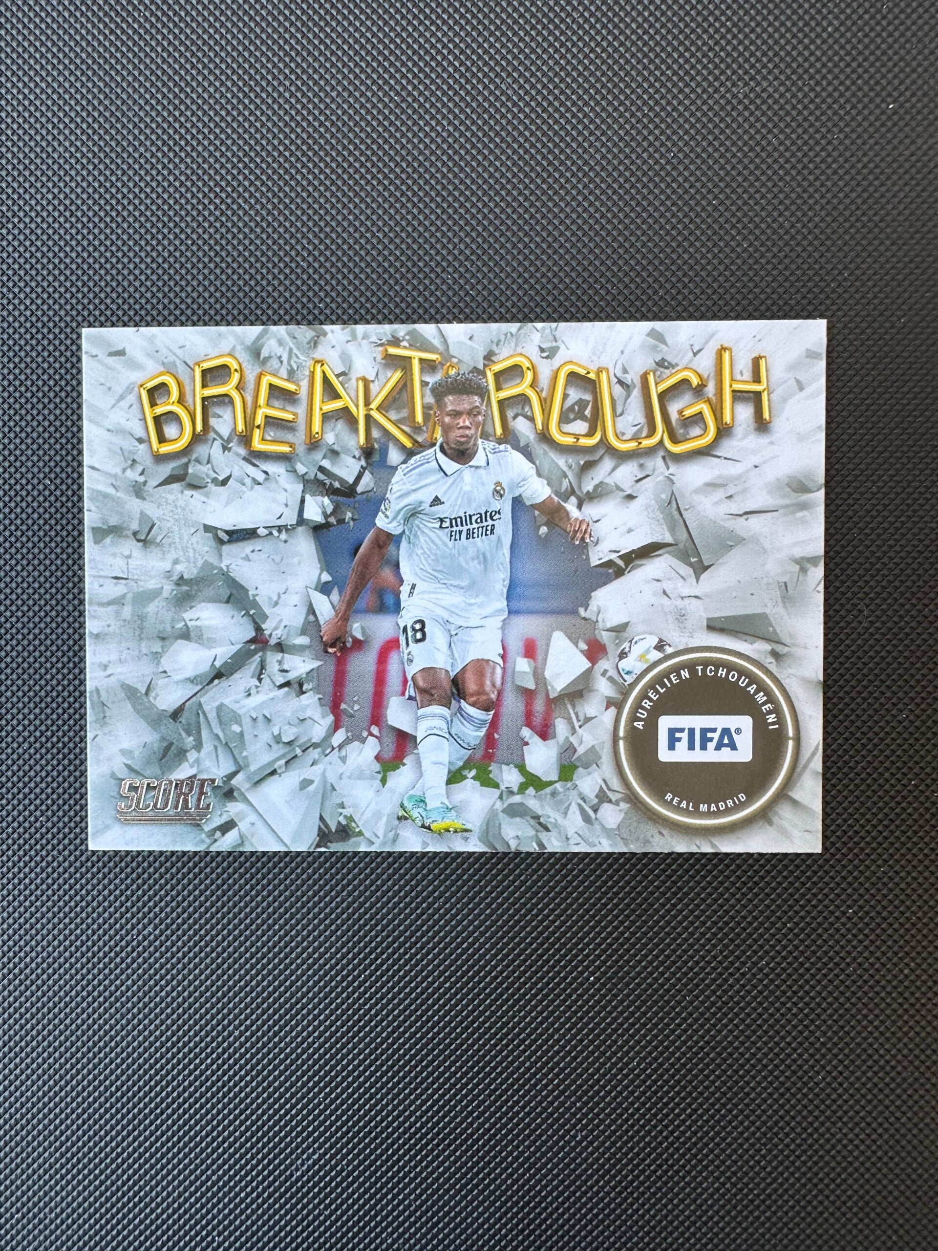 Aurelien Tchouameni Panini Score FIFA 2022/23 Breaktrough #22 REAL MADRID