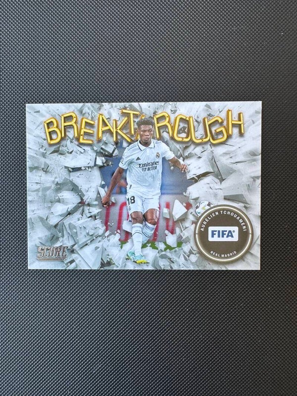 Aurelien Tchouameni Panini Score FIFA 2022/23 Breaktrough #22 REAL MADRID