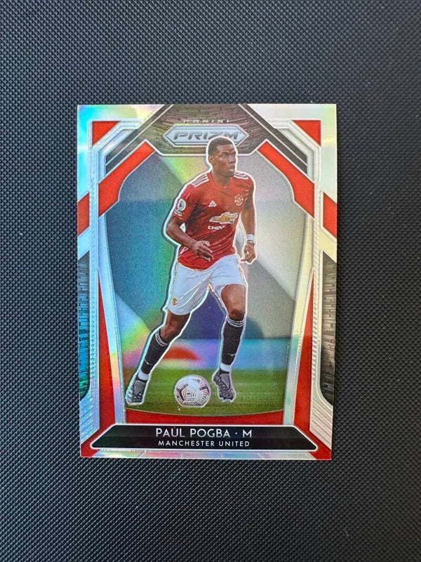 Paul Pogba Panini Prizm Premier League 2020/21  Prizm #9 MAN. UTD.