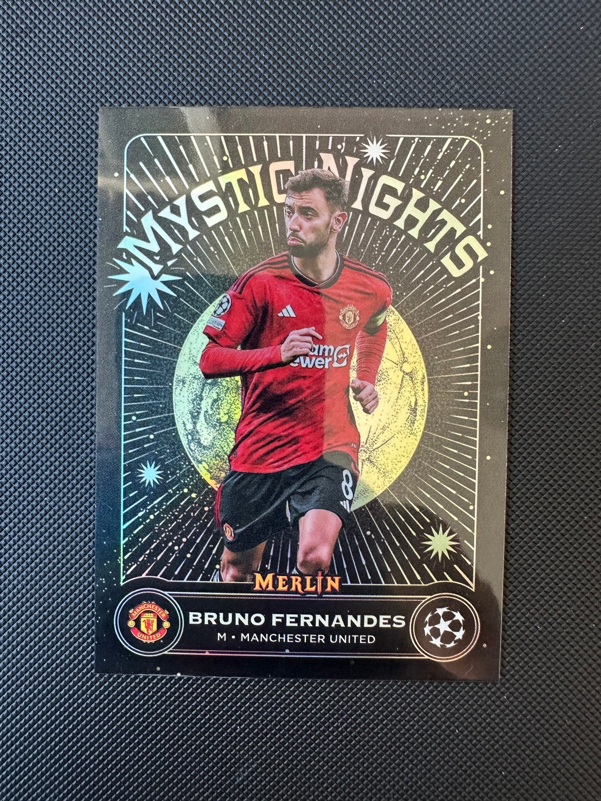 Bruno Fernandes Topps Merlin 2024 Mystic Nights #MN-16 MAN. UTD.