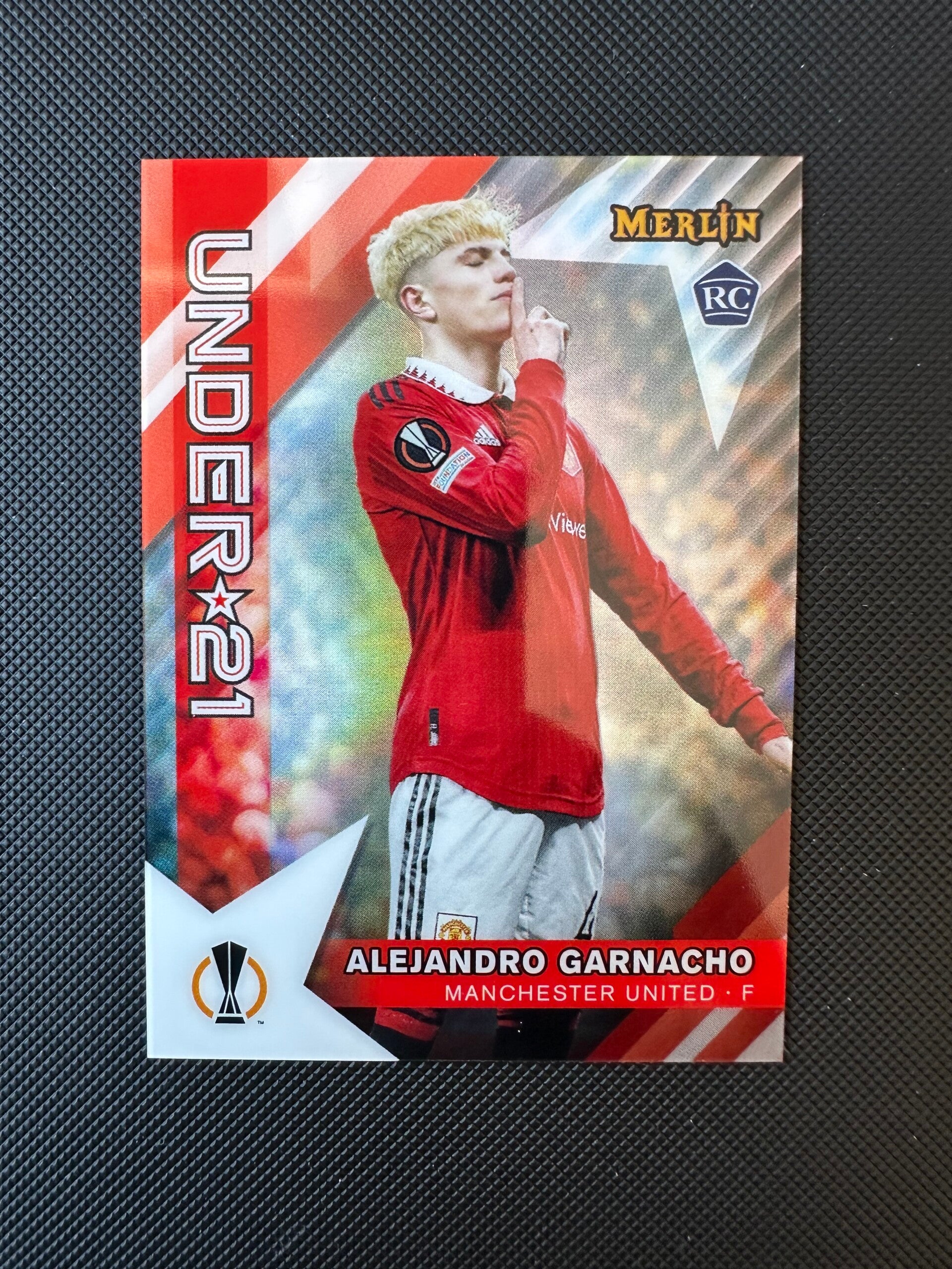 Alejandro Garnacho Rookie Topps Merlin Chrome 2023 Under 21 #U21-1 MAN. UTD.