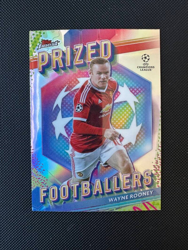 Wayne Rooney Topps Finest 2024 Prized Footballers -Refractor #PF-17 MAN. UTD.