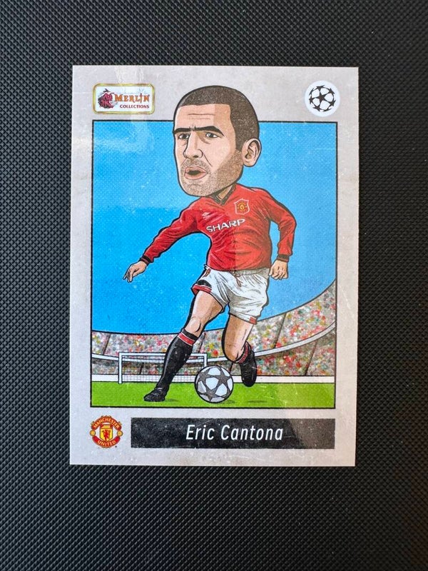 Eric Cantona Topps Merlin Heritage 2023/24 Bobbleheads MAN. UTD.