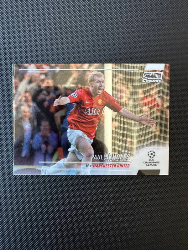 Paul Scholes Topps Stadium Club Chrome UCL 2022 #62 MAN. UTD.