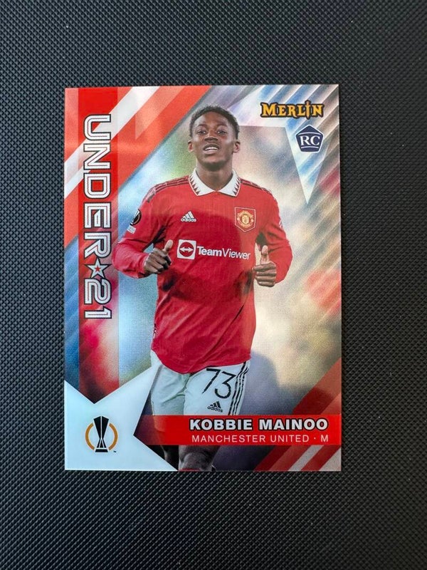 Kobbie Mainoo Rookie Topps Merlin 2023 Under 21 #U21-8 MAN. UTD.