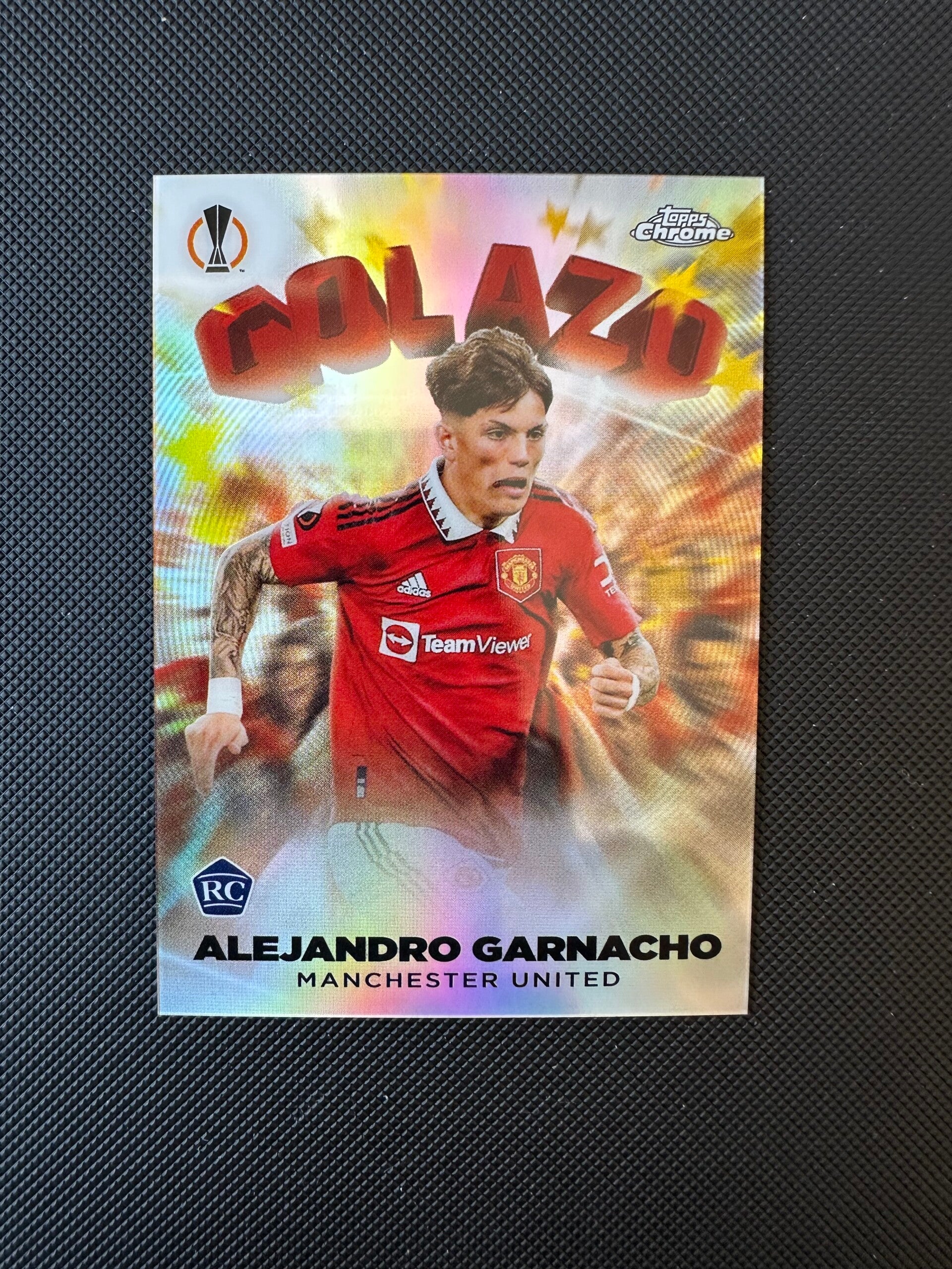 Alejandro Garnacho Rookie Topps Chrome 2023 Golazo #G-17 MAN. UTD.