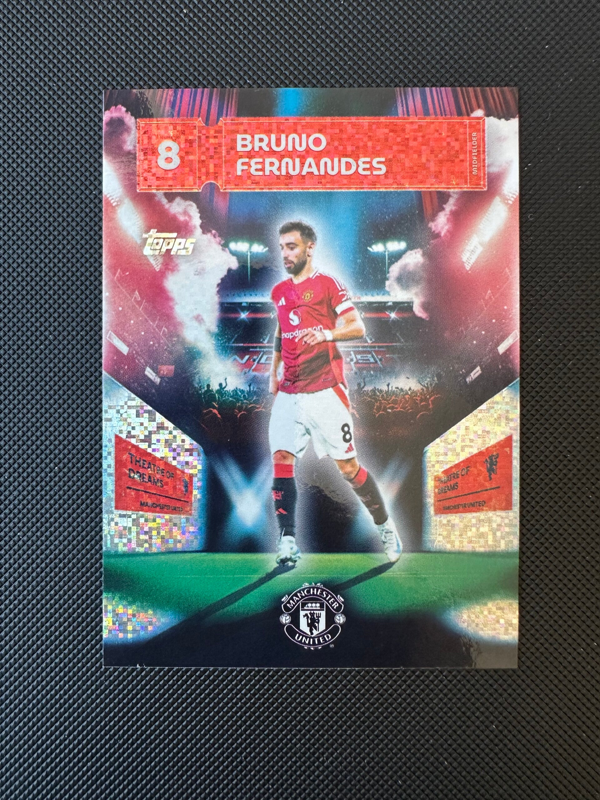 Bruno Fernandes Topps Team Set 2025 First Old Trafford Goal #40 MAN. UTD.