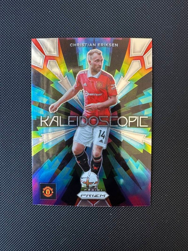 Christian Eriksen Panini Prizm Premier League 2022/23 Kaleidoscopic #22 MAN. UTD.