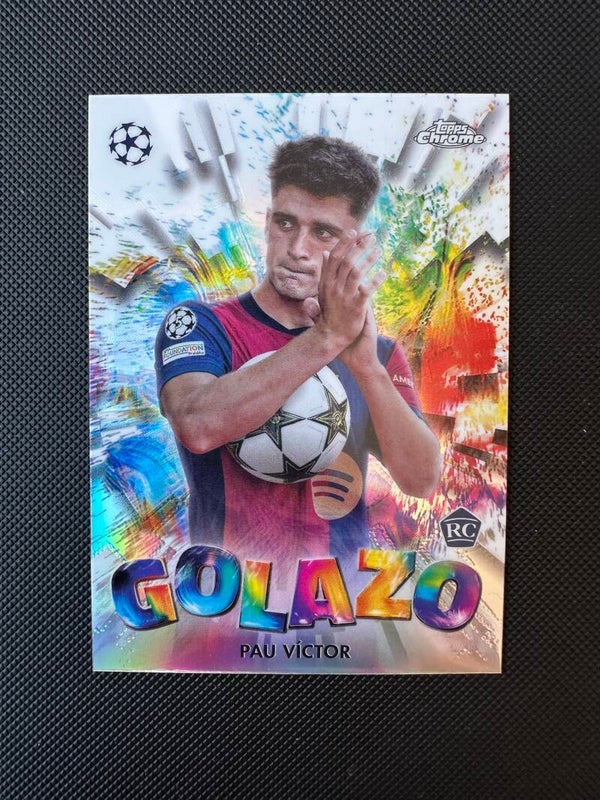 Pau Victor Rookie Topps Chrome 2024/25 Golazo #GZ-24