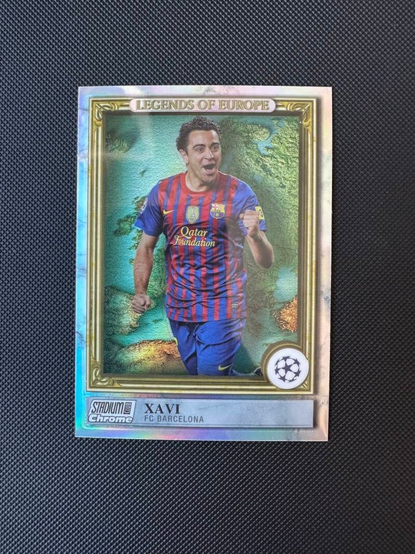 Xavi Topps Stadium Club Chrome 2022/23 Legends Of Europe #LE-XAV