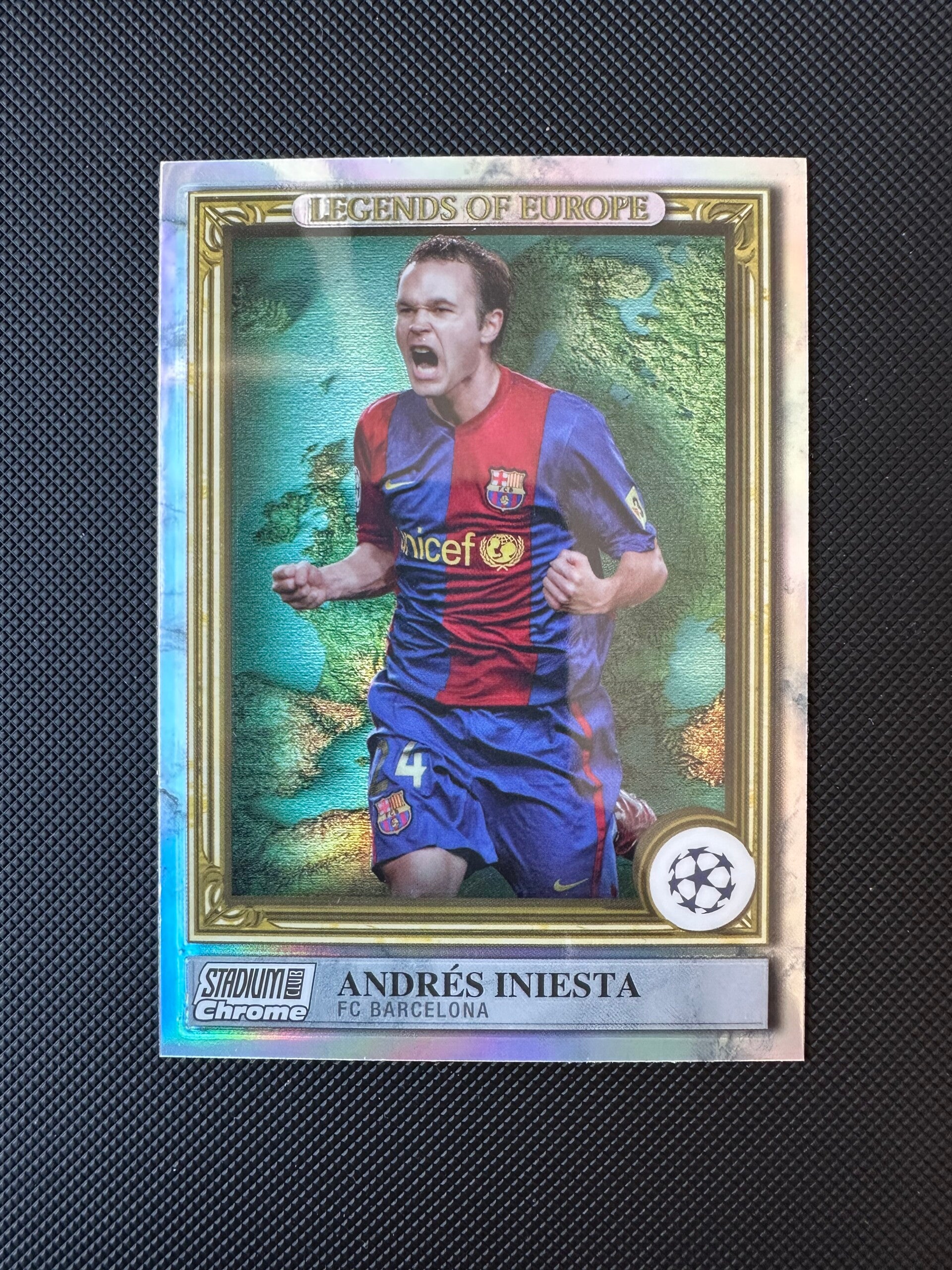 Andres Iniesta Topps Stadium Club Chrome 202/23 Legends Of Europe #LE-AI