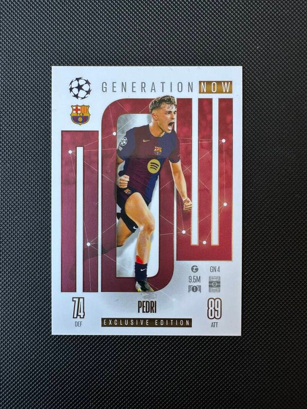 Pedri Topps Match Attax Generation Now