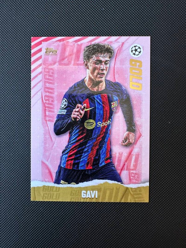 Gavi Topps x Dan Leydon GOLD 2023