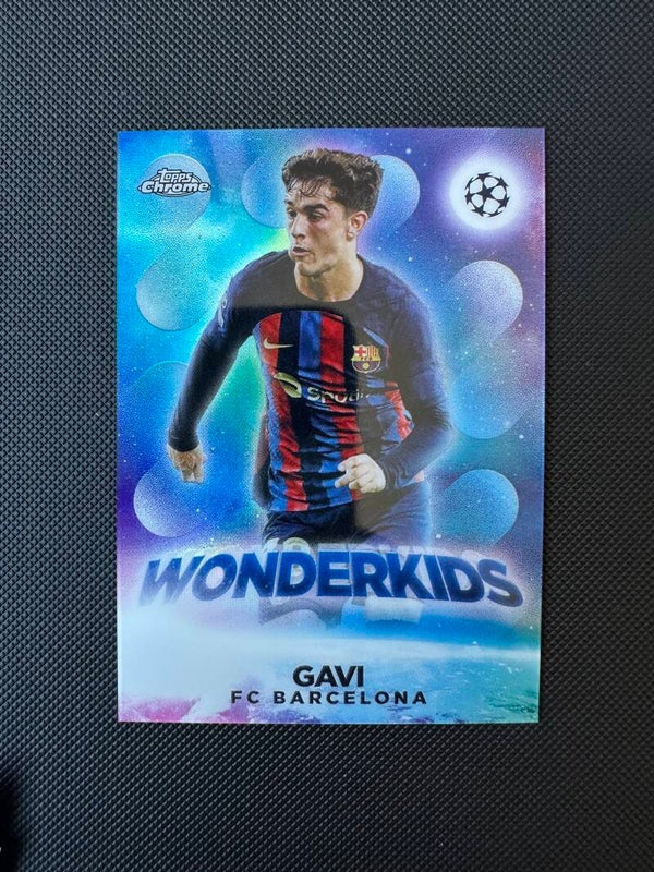Gavi Topps Chrome 2023 Wonderkids Refractor #W-3