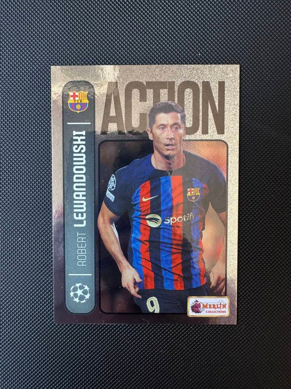 Robert Lewandowski Topps Merlin Heritage98 2022 Action #153