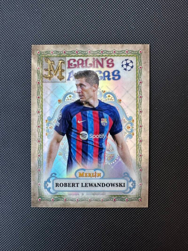 Robert Lewandowski Topps Merlin 2023 Merlins Masters Refractor #MM-3