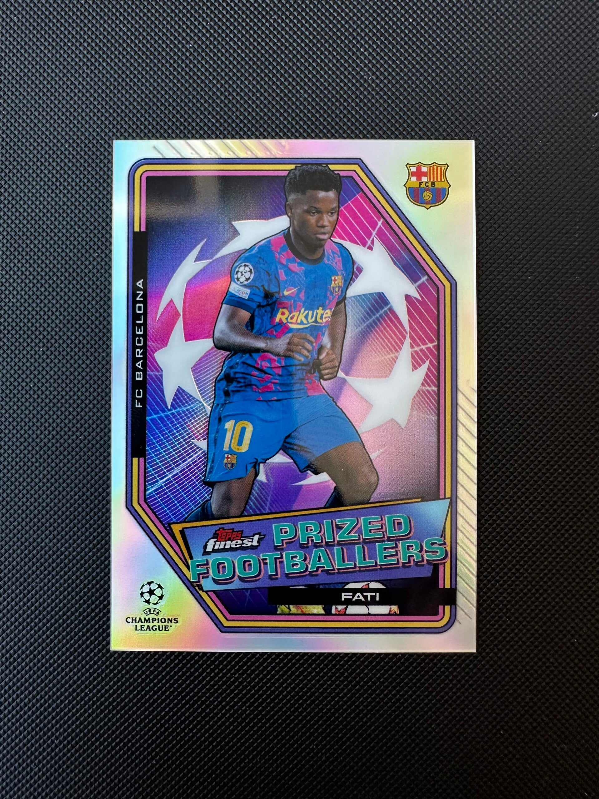 Fati Topps Finest 2022 Prized Footballers Refractor #PF-4
