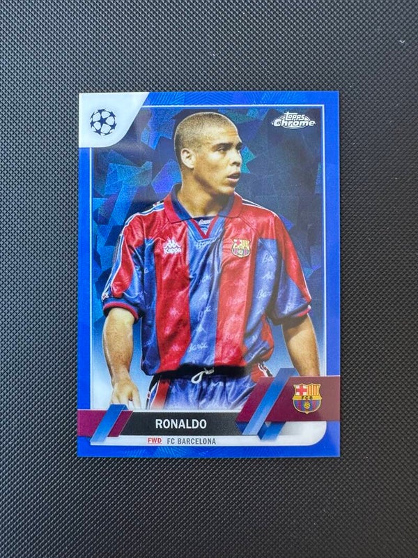 Ronaldo Nazario Topps Chrome Sapphire 2022/23 Blue #9