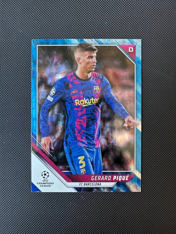 Gerard Pique /99 Topps UEFA 2022 Blue Icy Foil #174