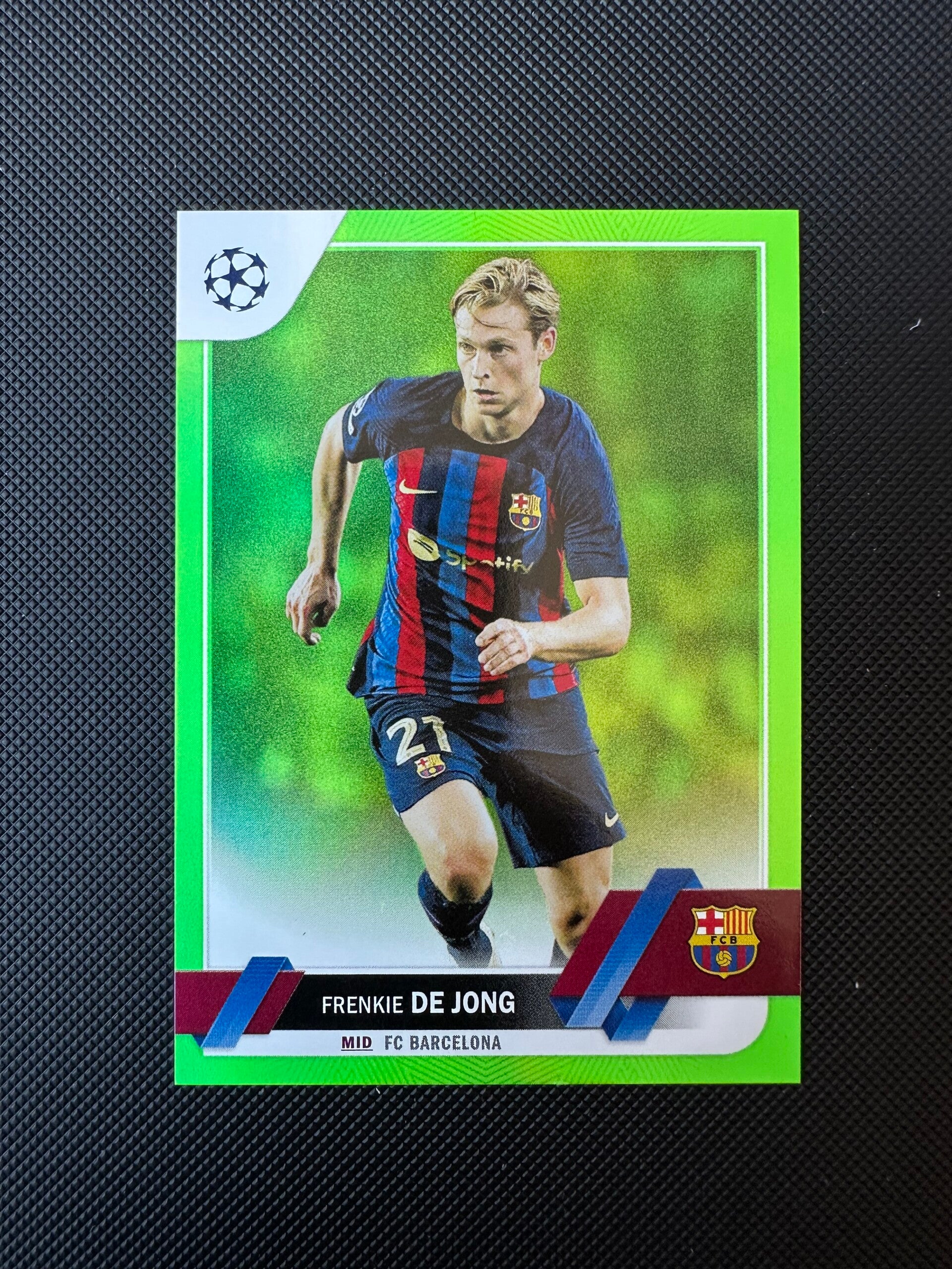 Frenkie De Jong /199 Topps UEFA CL 2022/23 Green #30