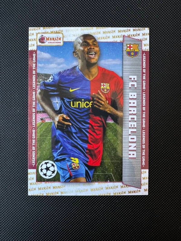 Samuel Eto'o Topps Merlin Heritage 2023 Legends Of The Game #117