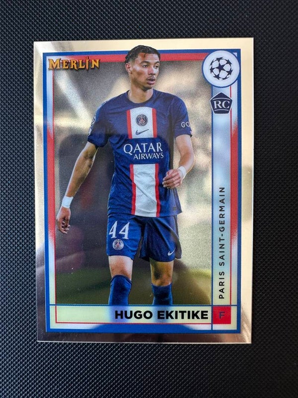 Hugo Ekitike Rookie Topps Merlin Chrome 2023 #100 PSG
