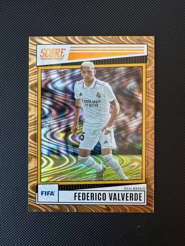 Federico Valverde /55 Panini Score FIFA 2022/23 Gold Swirl #149 REAL MADRID