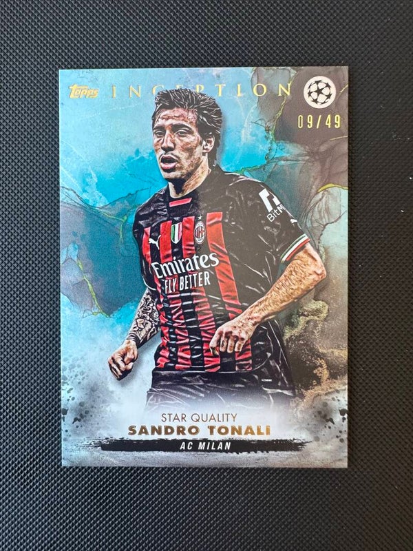 Sandro Tonalli /49 Topps Inception 2023 Star Quality Blue MILAN