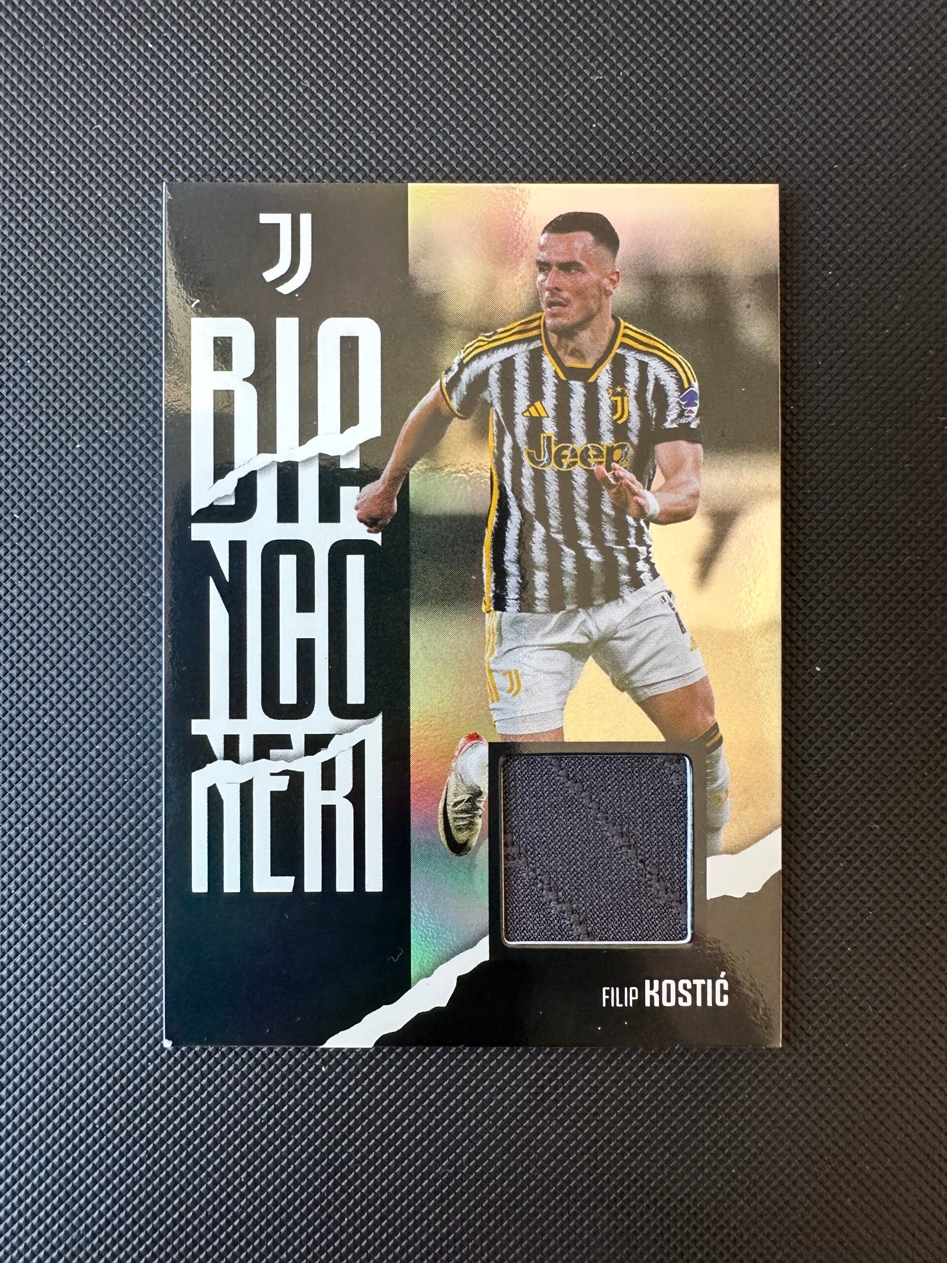 Filip Kostić Patch-Worn Topps Juventus Team Set 2023/24 #BR-FK
