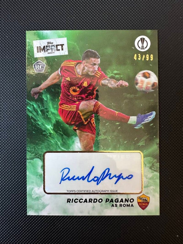 Riccardo Pagano /99 Auto Rookie Topps Impact 2023/24